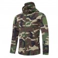 Tactical Jacket Sharkskin Soft Shell Jacket Men's Outdoor Three-in-One Army Fan Tactical Fleece