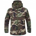 Tactical Jacket Sharkskin Soft Shell Jacket Men's Outdoor Three-in-One Army Fan Tactical Fleece