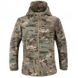 Tactical Jacket Sharkskin Soft Shell Jacket Men's Outdoor Three-in-One Army Fan Tactical Fleece