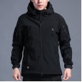 Tactical Jacket Sharkskin Soft Shell Jacket Men's Outdoor Three-in-One Army Fan Tactical Fleece