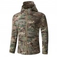 Tactical Jacket Sharkskin Soft Shell Jacket Men's Outdoor Three-in-One Army Fan Tactical Fleece