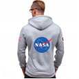 New products for autumn and winter men's hooded sweater NASA astronaut print slim jacket