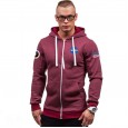 New products for autumn and winter men's hooded sweater NASA astronaut print slim jacket
