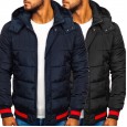 New style cotton-padded jacket men's winter jacket, men's cotton-padded jacket, handsome jacket, warm winter clothes, men's padded jacket, hooded cotton-padded jacket
