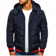 New style cotton-padded jacket men's winter jacket, men's cotton-padded jacket, handsome jacket, warm winter clothes, men's padded jacket, hooded cotton-padded jacket