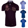 Summer Short Sleeve Shirt Men's Fashion Trend Printed Men's Personalized Shirt Men's Fashion Polo Shirt