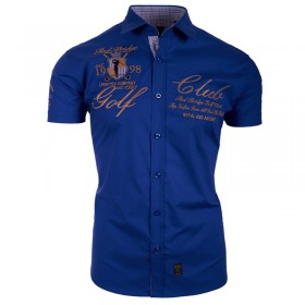 Summer Short Sleeve Shirt Men's Fashion Trend Printed Men's Personalized Shirt Men's Fashion Polo Shirt