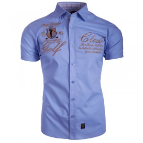 Summer Short Sleeve Shirt Men's Fashion Trend Printed Men's Personalized Shirt Men's Fashion Polo Shirt