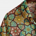 Men's rayon printed shirt Hawaiian style short-sleeved floral shirt