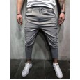 T75 men's solid color casual pants wild straight foot pants men's trousers