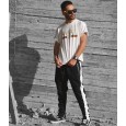 C404 new male color matching sports casual pants