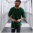 T05 men's sweater round leader sleeve bottoming shirt sweater