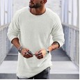 T05 men's sweater round leader sleeve bottoming shirt sweater