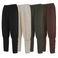 Casual Pants Men's Summer Pants Ankle Belt Pants Medieval Pirate Boat Fast Dry Pants