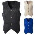New Men's Medieval Clothing Retro Men's Short Vest Halloween Clothing