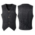 New Men's Medieval Clothing Retro Men's Short Vest Halloween Clothing